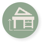 Icône d’agencement intérieur sur mesure